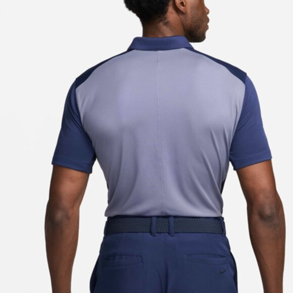 NWT New Nike Men's Victory+ Dri-Fit Golf Polo Large L Shirt Casual Navy Top - Picture 2 of 5